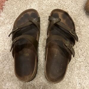Birkenstock size 39 eu, which is 8.6 women’s